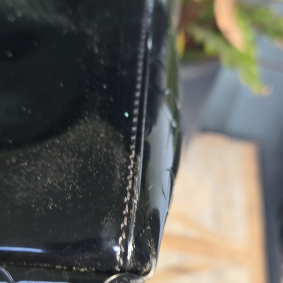 kate spade New York Jeralyn Camellia Street Polka Dot Patent  Small Tote - Picture 9 of 16